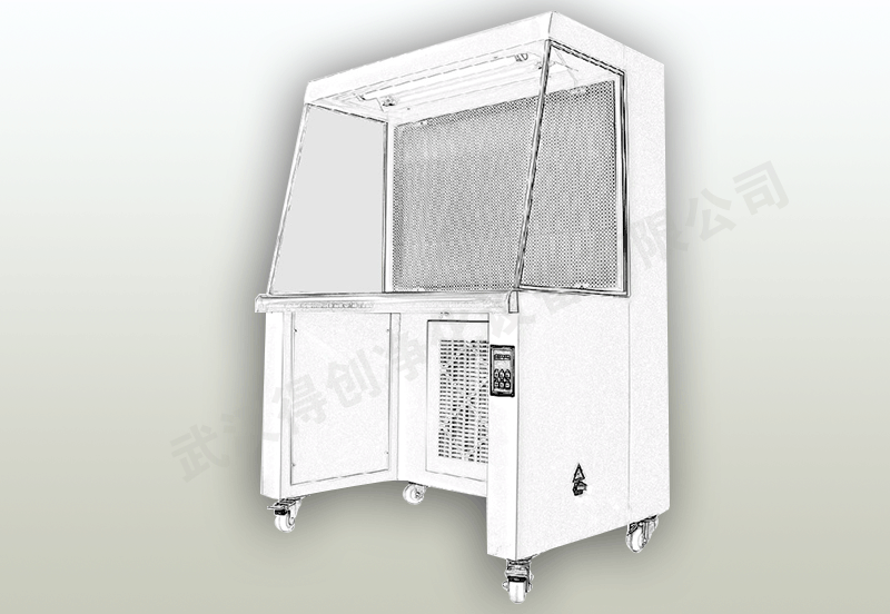 單人水平流超凈化工作臺產(chǎn)品展示側(cè)面