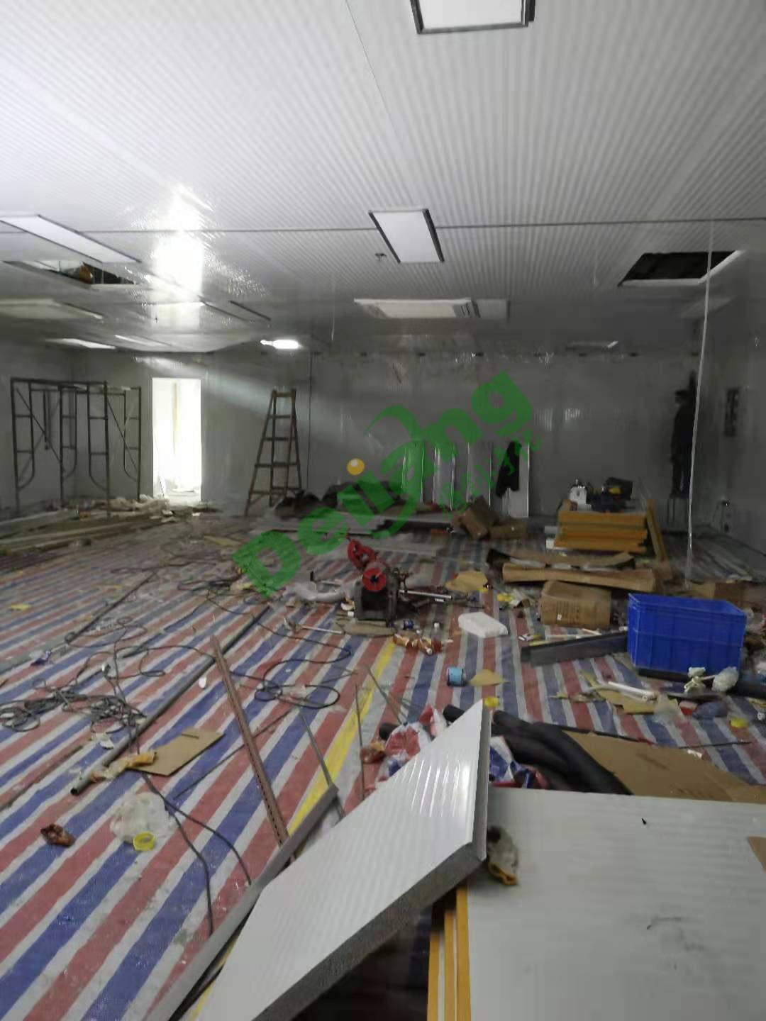 汽車涂裝無(wú)塵車間凈化板安裝圖