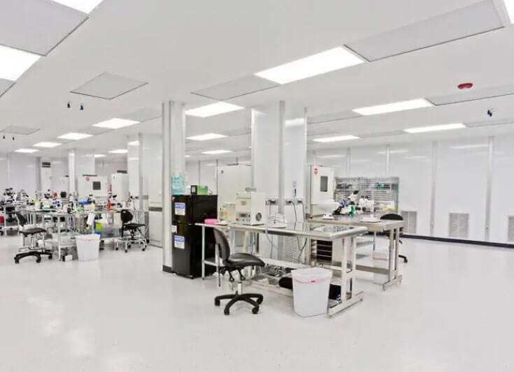 觸摸屏無(wú)塵車間裝修