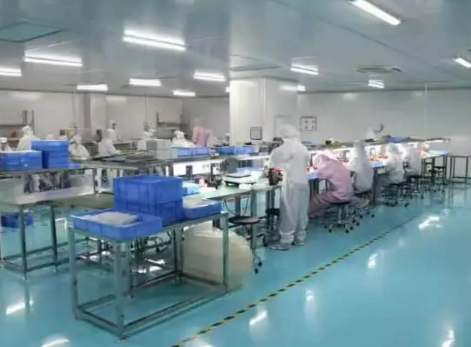 觸摸屏無(wú)塵車間裝修